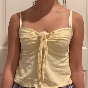 Brandy Melville Tie Front Tank top